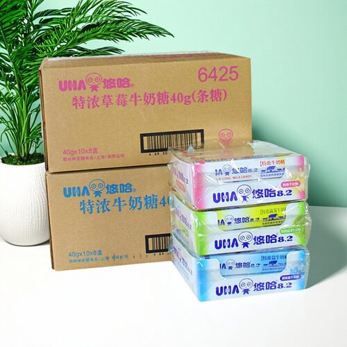 悠哈特浓牛奶糖40g*10条装