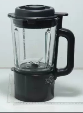 美的破壁机配件PB40E253/254/255/258/PB40Q3原厂加热搅拌玻璃杯