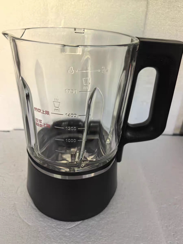 美的破壁机配件BL1528A/BL1528Apro原装全新加热搅拌玻璃杯组件