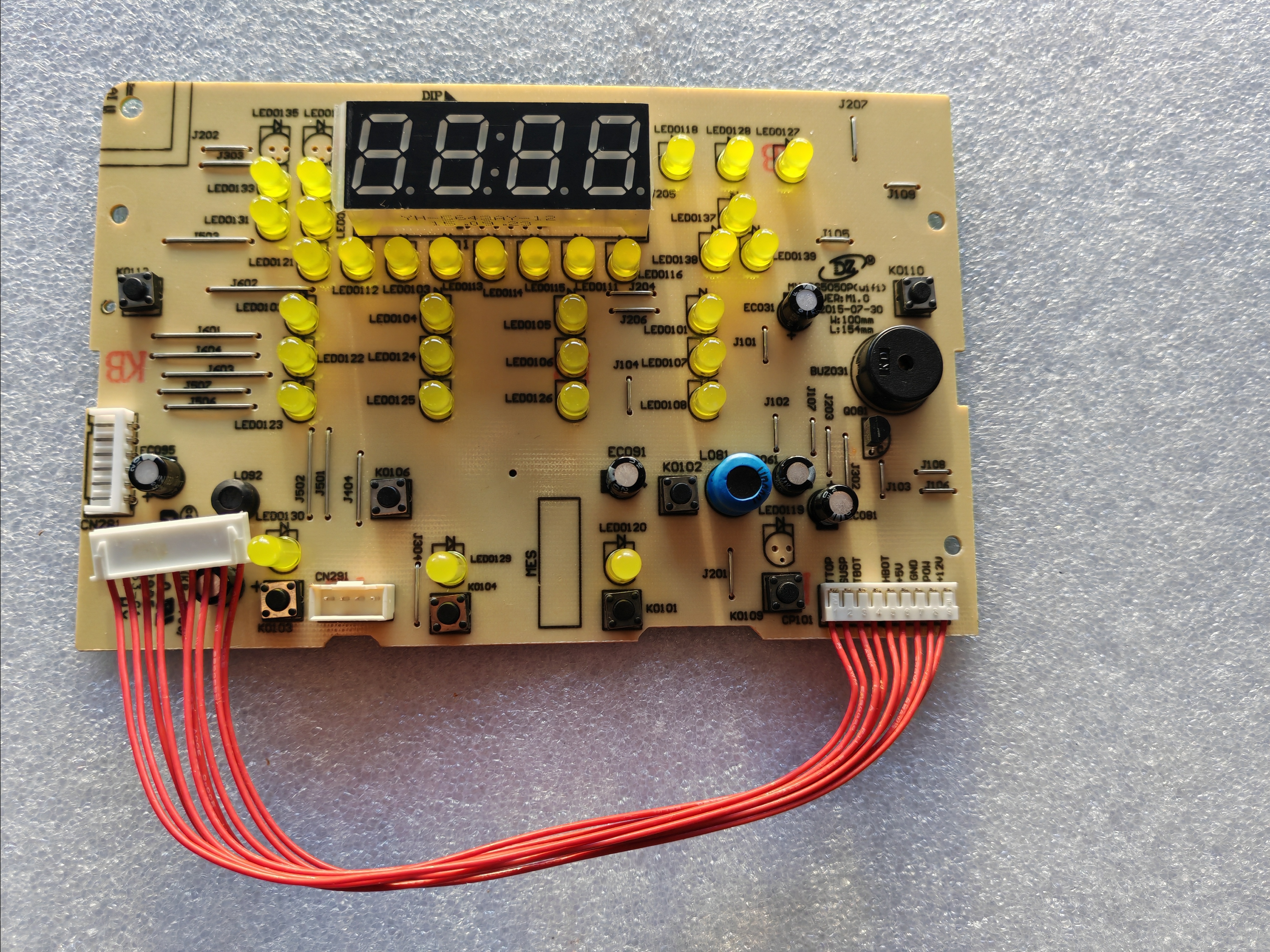 美的电压力锅配件MY-SS5050XM原厂按键板控制板电脑板显示板灯板