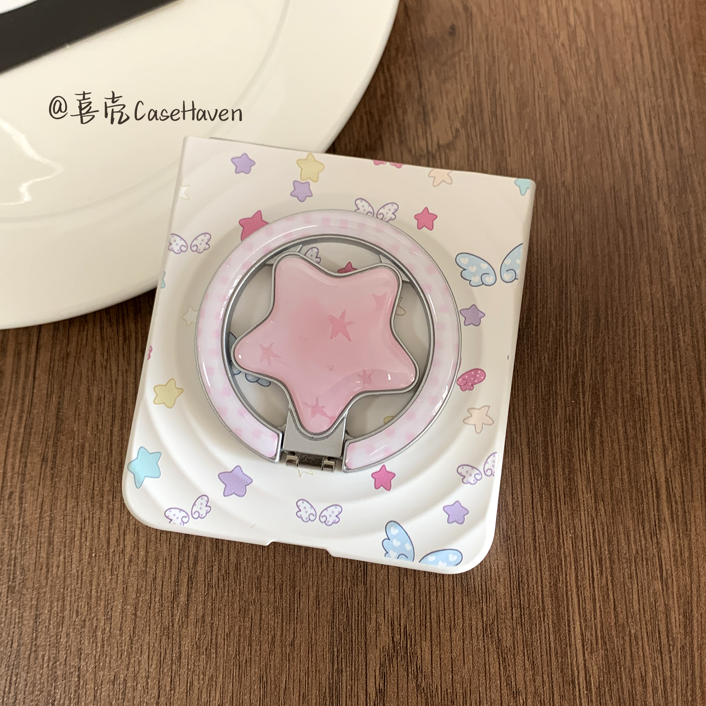 天使翅膀小星星手机壳zflip7