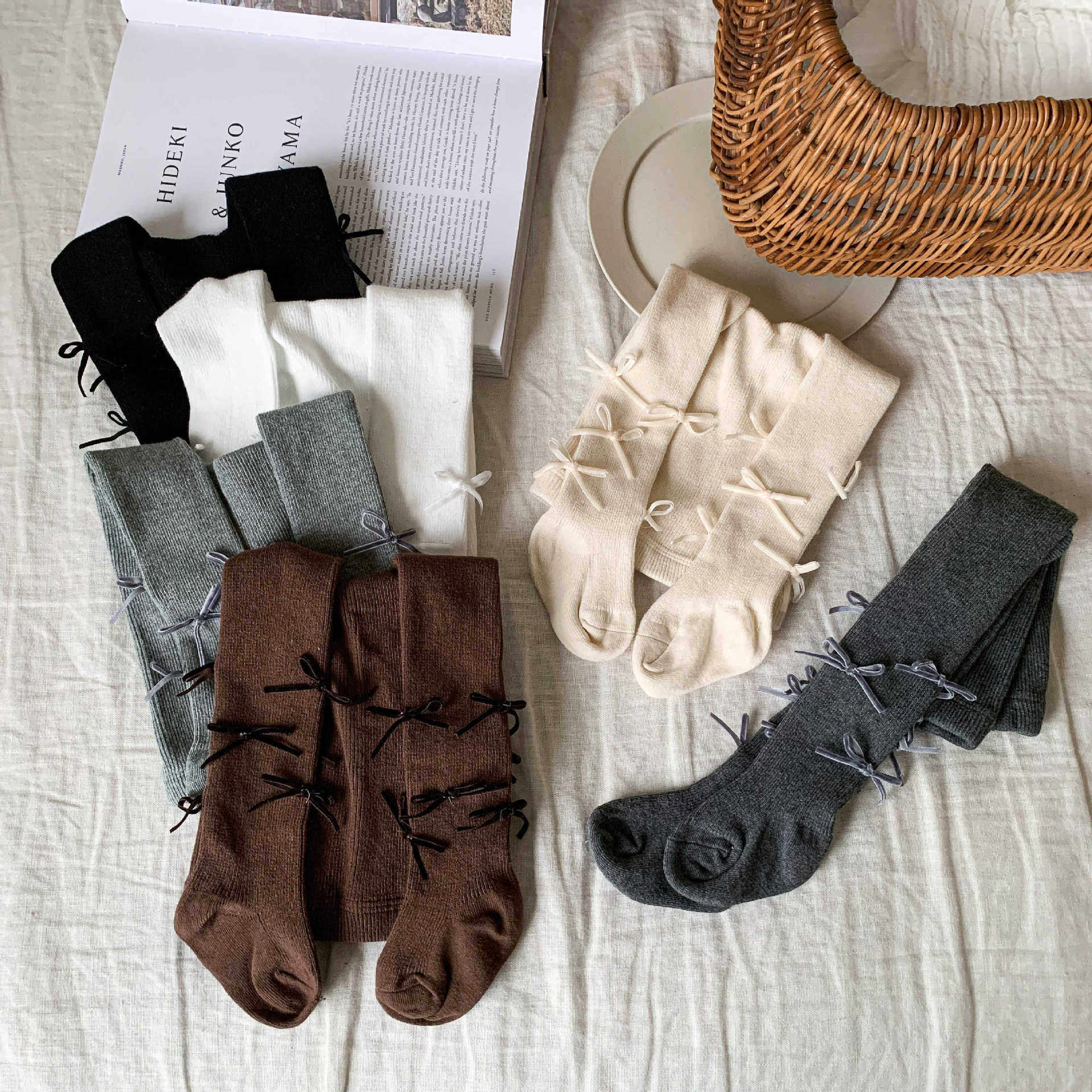 2025秋季新品女童韩版蝴蝶结连裤袜婴幼儿洋气百搭打底裤袜,童装/婴儿装/亲子装,儿童袜子(0-16岁),淘宝优惠券,粉丝福利购,淘宝优惠卷