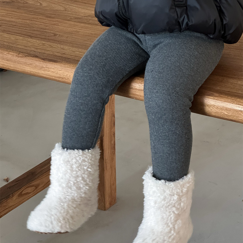 2025新款女孩冬季加绒加厚打底裤冬装宝宝韩版童装女童打底长裤