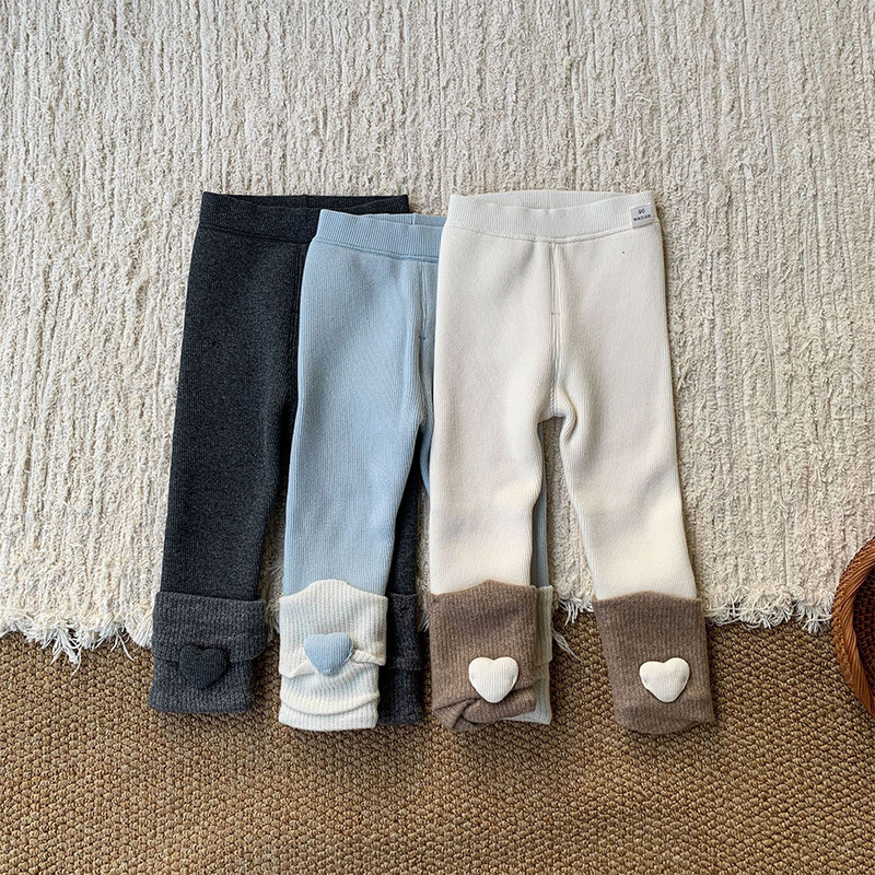 女童加绒加厚打底裤冬季爱心一体绒保暖舒适百搭宝宝外穿长裤,童装/婴儿装/亲子装,裤子,淘宝优惠券,粉丝福利购,淘宝优惠卷
