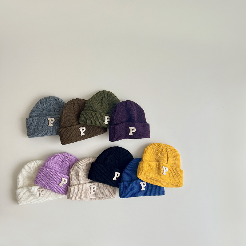 ins婴儿帽子春秋宝宝针织帽子