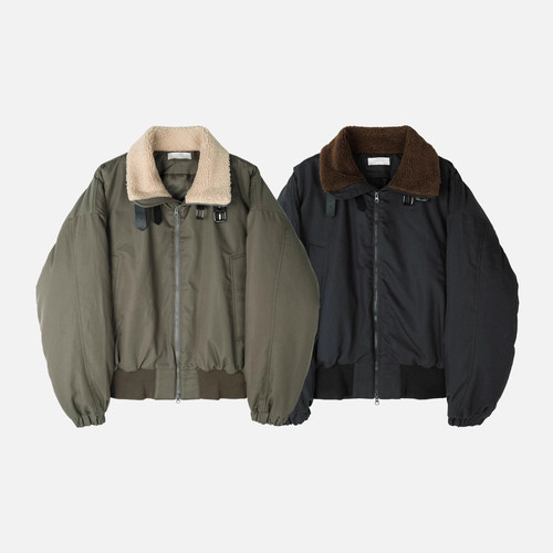 韩国代购男装高档重工飞行夹克