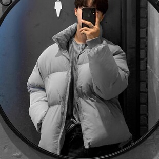 打折福利款韩国冬季时尚男女情侣款潮流立领短款面包服棉服外套