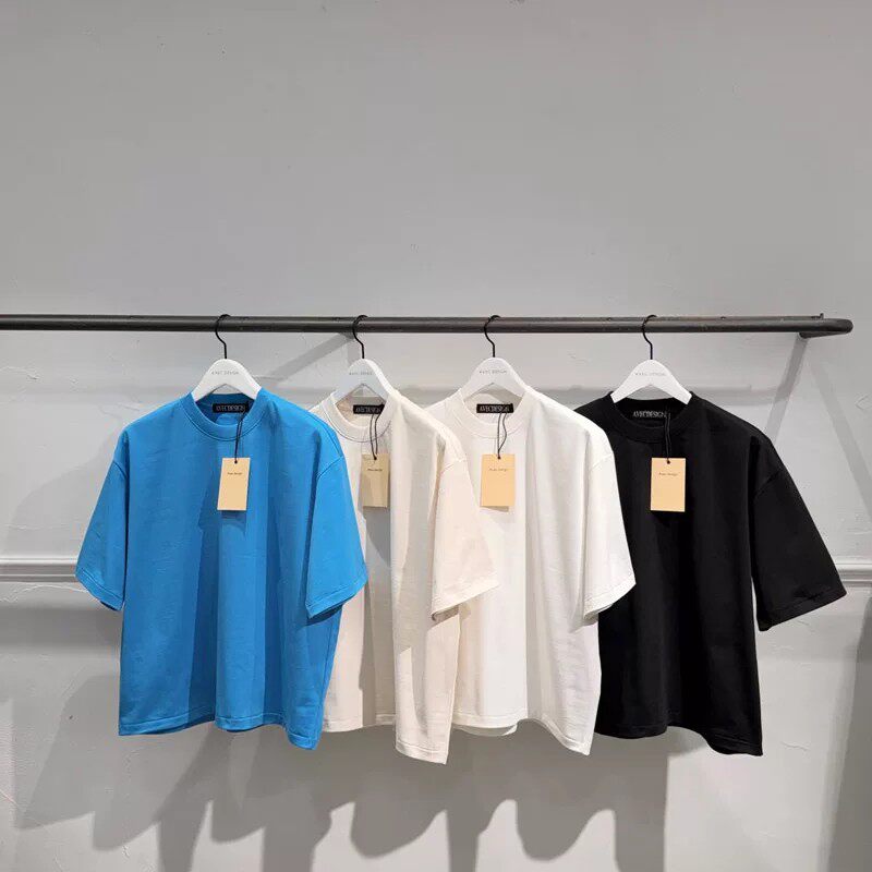 韩国东大门代购AVEC夏季高档时尚简约百搭短款休闲短袖T恤衫男