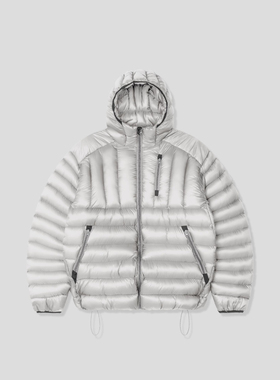 韩国东大门代购UNFAIRE直播高品重工时尚轻量压线蓬松面包棉服男