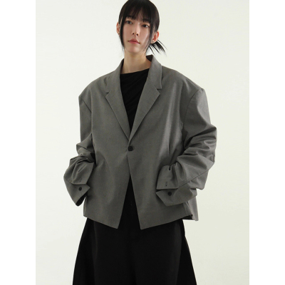 韩国代购男女短款西服外套