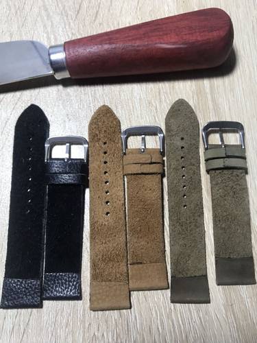 头层牛皮疯马皮表带真皮男女通用