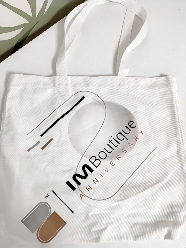 满88包邮 IM智己2周年定制版帆布包购物袋