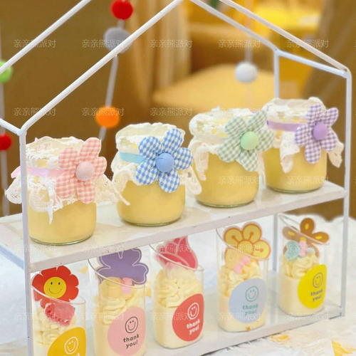 布丁花朵绑带多巴胺小花贴纸