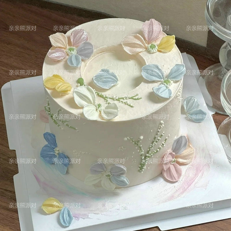 郁金香蛋糕装饰刮刀花翻糖模具