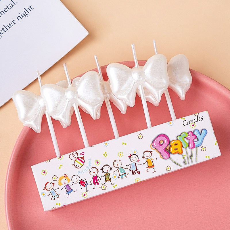 蝴蝶结生日蜡烛蛋糕装饰插件女神小仙女生日派对珠光白蝴蝶结蜡烛,家居饰品,蜡烛/蜡片,淘宝优惠券,粉丝福利购,淘宝优惠卷
