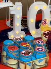 男孩生日甜品台装饰美国队长复仇者联盟钢铁侠蛋糕装饰摆件推推乐