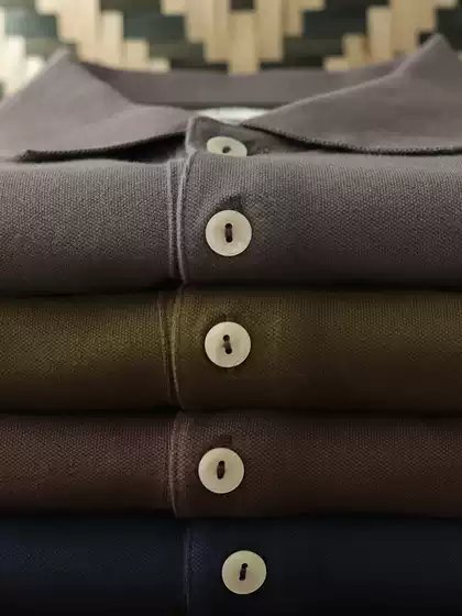 Summer Solid Color Lapel T-Shirt Slim Fit American Retro Casual Washed Vintage Army Green Paul Short-Sleeve Polo Shirt for Men