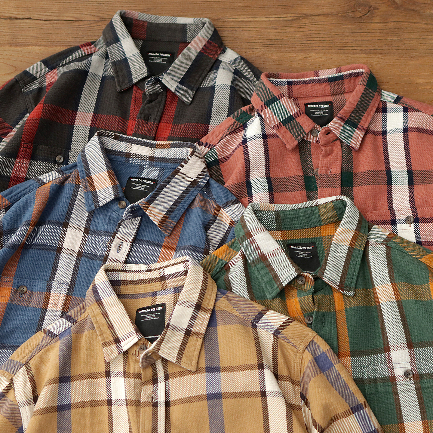 Vintage美式复古格子衬衫男士重磅纯棉慵懒宽松休闲长袖衬衣外套