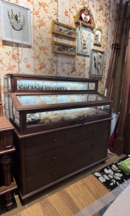 中古风珠宝首饰展示柜玉器展示柜古玩中岛柜珠宝柜手串手链展柜