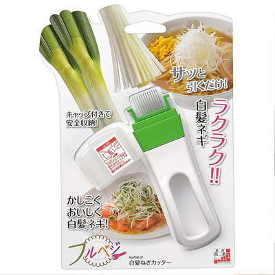 下村日本进口厨房刮丝刀切葱器