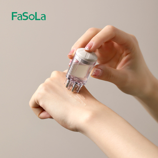 日本FaSoLa头皮上药器头部滚珠按摩导液梳米诺涂药育发精油导入梳