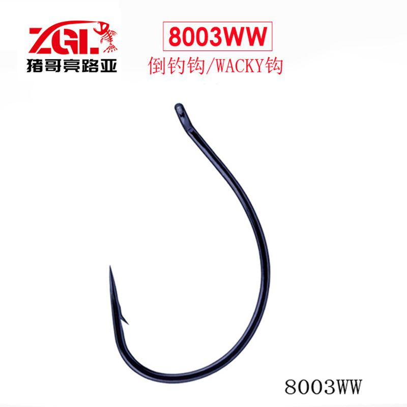 路亚细条无铅钓组单钩