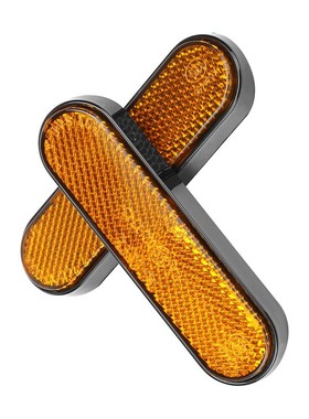 小牛电动车M1N1黄色反射器后尾灯 N1S U1后轮挡泥板反光灯前减震