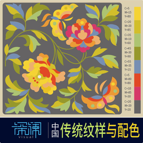 中国传统纹样民族图案配色AI矢量高清图JPG平面设计高清素材图库