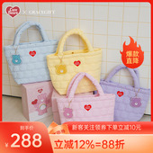 台湾代购 Carebears爱心熊空气包大容量托特手提包 Grace gift