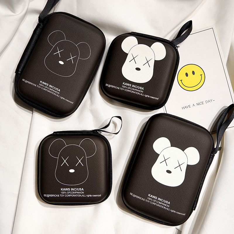 数据线充电器加大零钱包收纳包