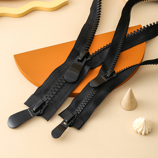 羽绒服棉袄拉链长大号粗齿高档双头双开长款双向拉头拉锁专用配件