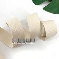 Polyester-cotton wide color thickened plain weave canvas webbing Backpack and bag accessories packing straps, schoolbag and backpack straps, fabric straps thumbnail 2