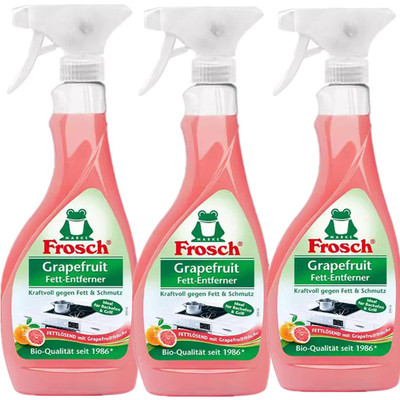 新德国进口Frosch 厨房重油污清洁剂西柚高效灶具油烟机清洗剂三