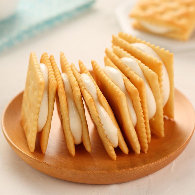 厦门特产太祖牛轧饼奶香味芝士芝麻夹心注心饼干小吃零食休闲