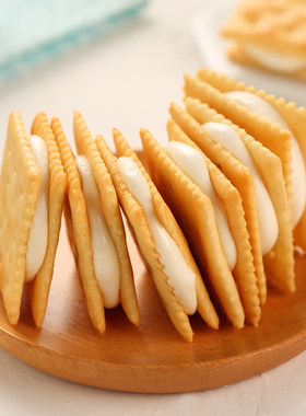厦门特产太祖牛轧饼奶香味芝士芝麻夹心注心饼干小吃零食休闲