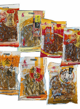誉海特产海鲜目零食点香辣小鱼