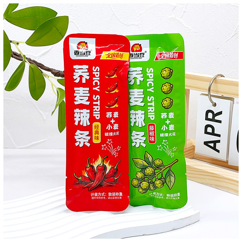 香当豆荞麦辣条经典和藤椒双口味