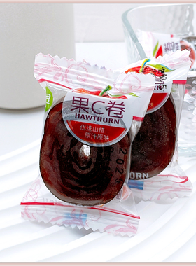 雾灵果C卷1000g独立包装山楂卷软糯酸甜手撕果丹皮解馋休闲小零食