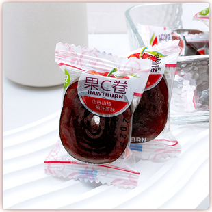 雾灵果C卷1000g独立包装山楂卷软糯酸甜手撕果丹皮解馋休闲小零食