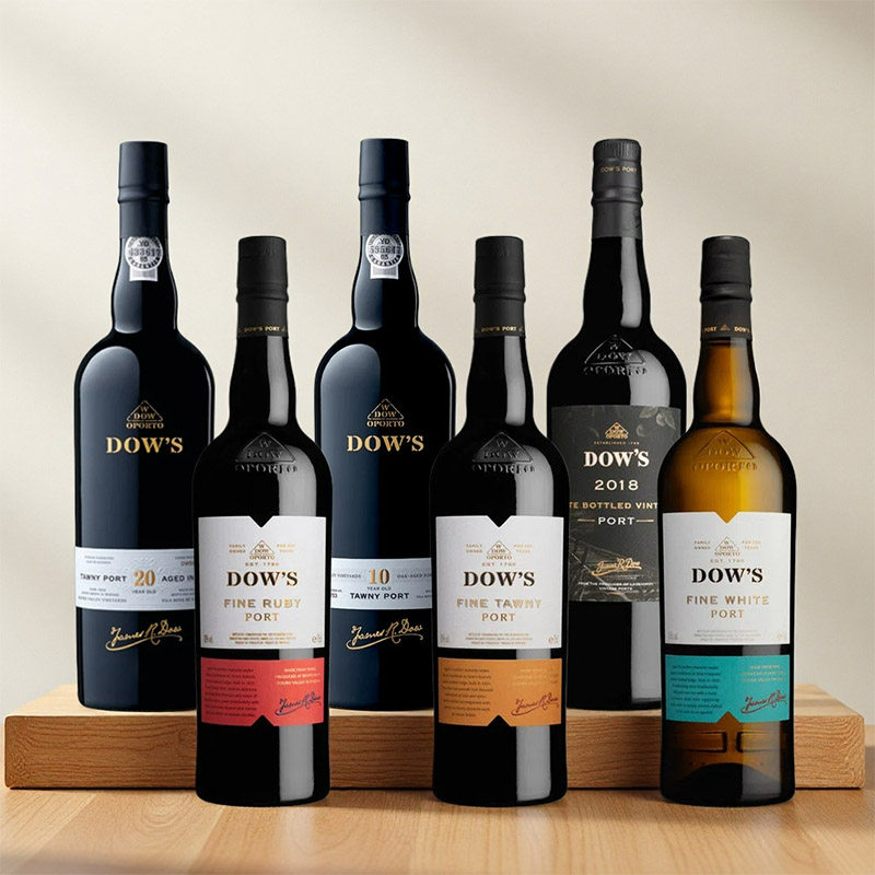 Dow's多斯10年茶色波特酒20年Tawny波特礼盒LBV晚装瓶Port进口