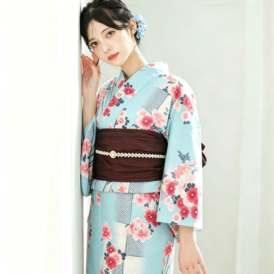 日单浴衣日本传统款和服棉女