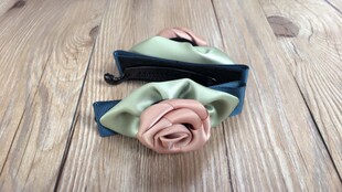 蝴蝶结发夹发饰头饰品香蕉夹发卡头花打折热卖 竖夹马尾夹韩国 包邮