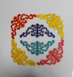 民族服装刺绣花/舞蹈服饰烫贴/满绣贴花 /长寿字贴花