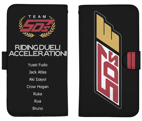 COSPA现货 游戏王5D's 5D's战队标志 手帐型手机套plus可用