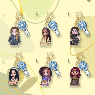 原创国际女团 KATSEYE周边MANON挂件MEGAN 包包DANIELA钥匙扣A014