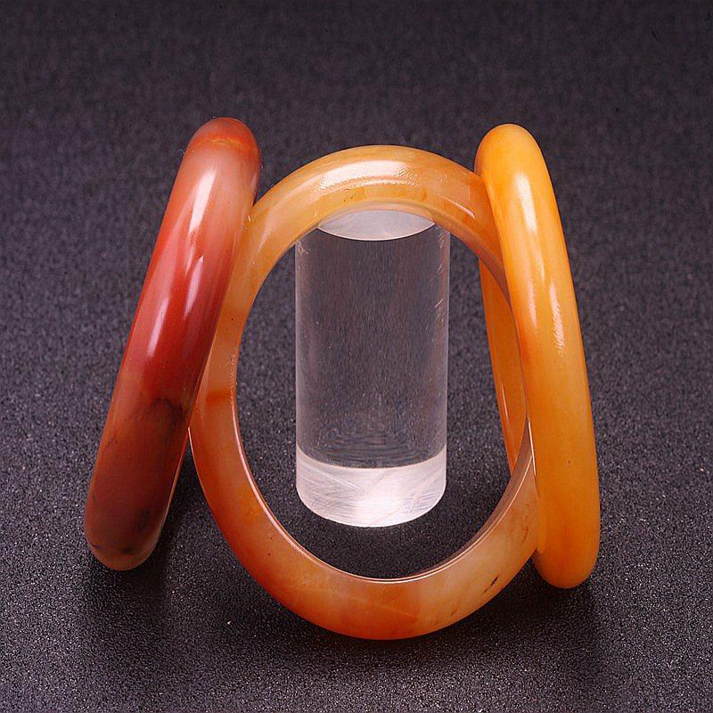 云南龙陵天然玉石玉仙黄龙玉手镯女士玉镯小口内径48 9 50 1 2 53