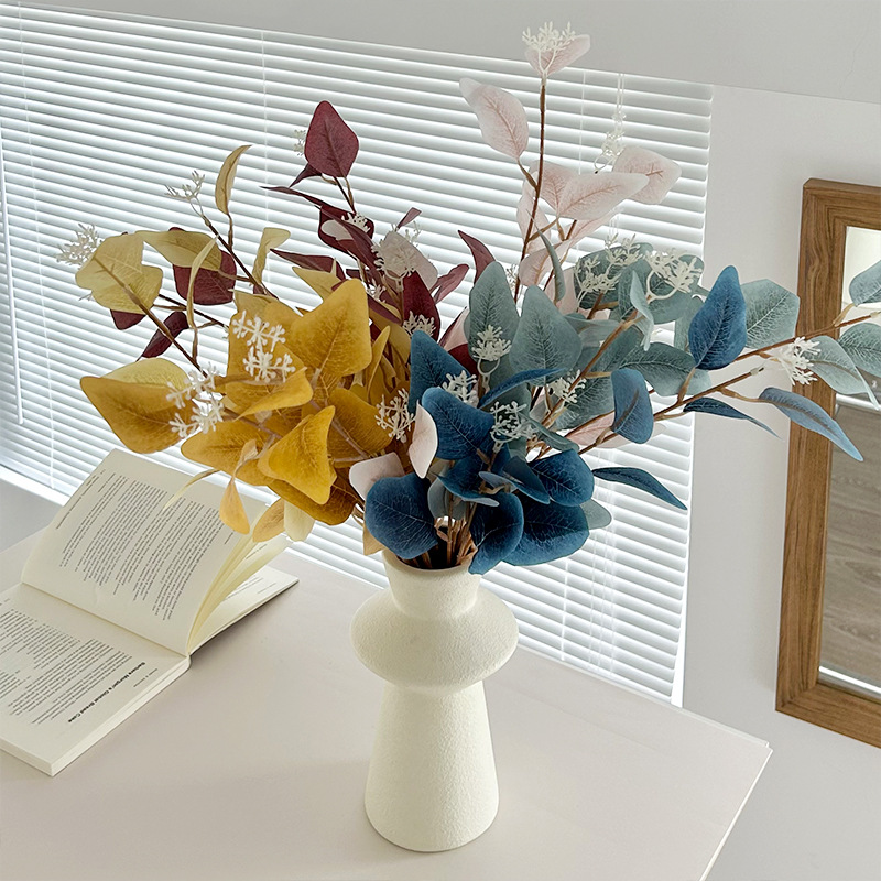 家居婚庆仿真花桉树叶装饰花绢花