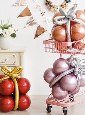 国庆中秋气球包网红创意礼物商店橱窗开业生日派对婚庆场景布置