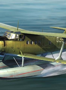 新时包邮 小号手模型 81706 1/48 俄罗斯 AN-2W 小马 水上运输机