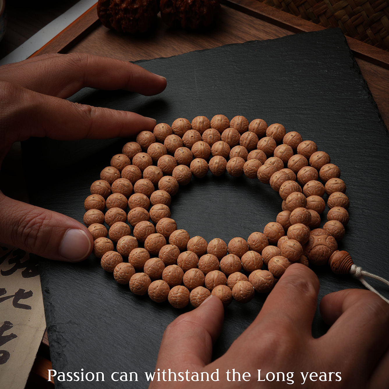 尼泊尔凤眼菩提文玩手串